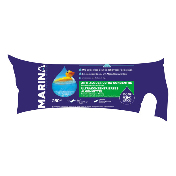 MARINA - Anti-Algues Ultra Concentré Unidose TP2 Berlingot 250ml