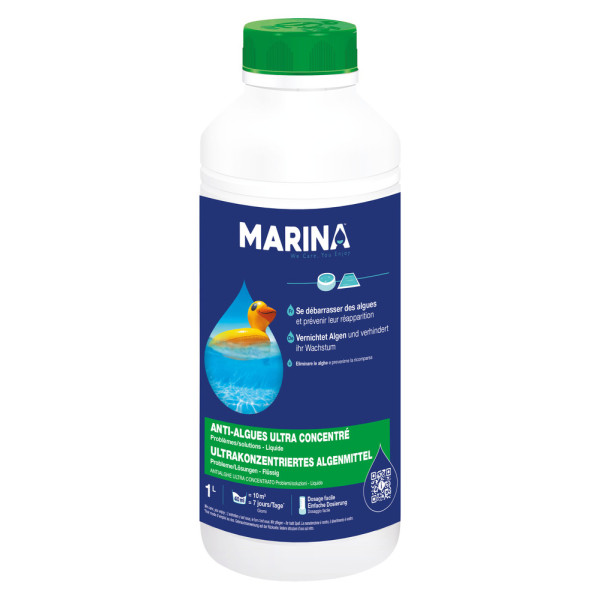 MARINA - Anti-Algues Ultra-Concentré TP2 1L