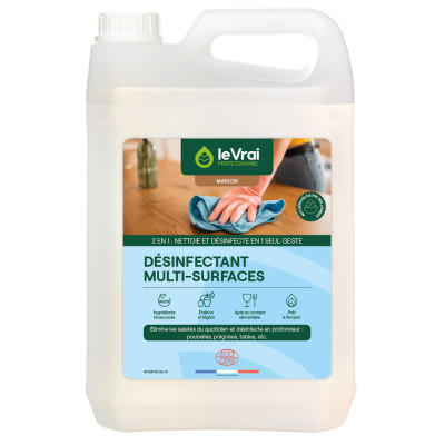 LE VRAI - Désinfectant Multi-Surfaces 5L