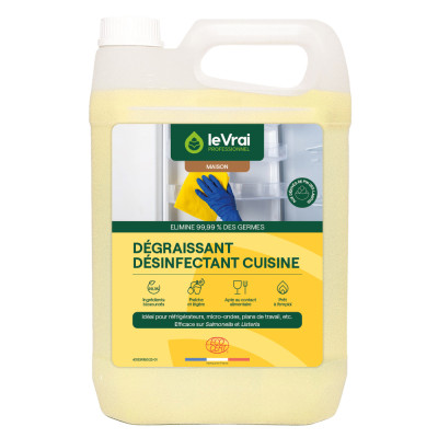 LE VRAI - Dégraissant Désinfectant Cuisine 5L