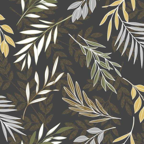 ACCESS DECO - Toile Cirée Déco 140cmx20m Ramage Terre