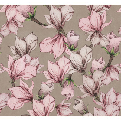 DC TABLE - Nappe Fibranne 138cmx15m Bergamo Magnolie