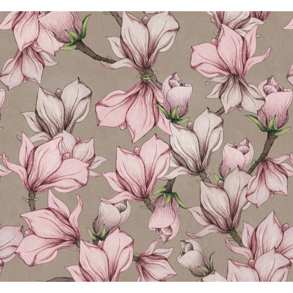 DC TABLE - Nappe Fibranne 138cmx15m Bergamo Magnolie