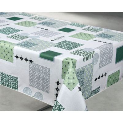 ACCESS DECO - Nappe Polyester 140x240cm Ambre Kaki sur Cintre