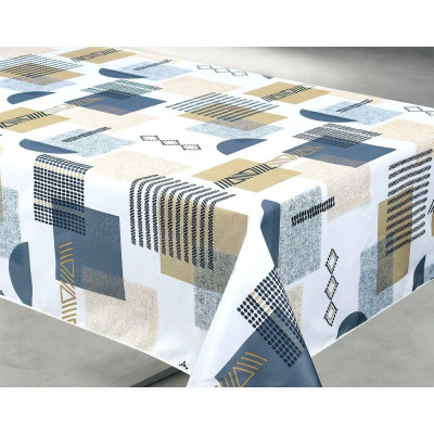 ACCESS DECO - Nappe Polyester 140x240cm Tessa Gris sur Cintre