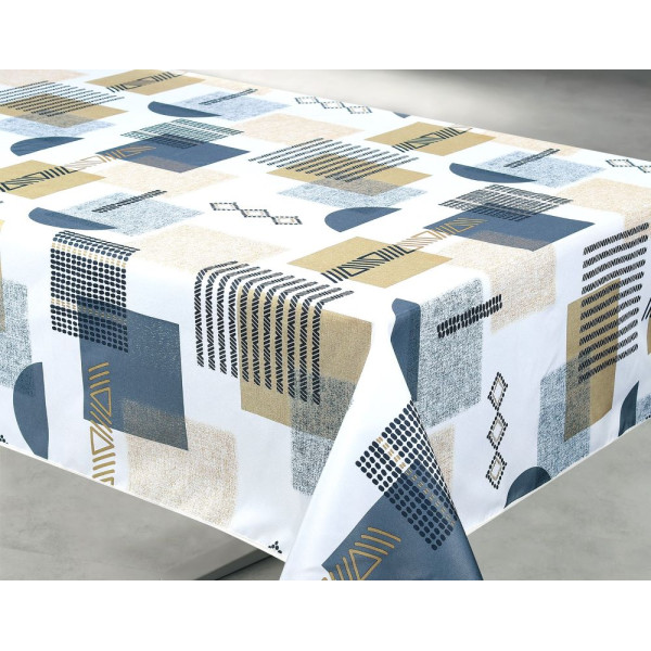 ACCESS DECO - Nappe Polyester 140x240cm Tessa Gris sur Cintre