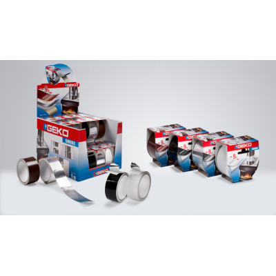GEKO - Adhésif Aluminium Haute Température 40mmx9m