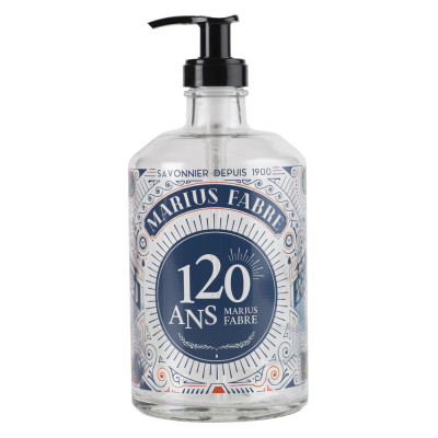 MARIUS FABRE - Flacon Pompe en Verre Vintage Edition 120 ans 500ml