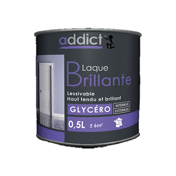 ADDICT - Laque Multisupports Glycéro Brillante 0.5L