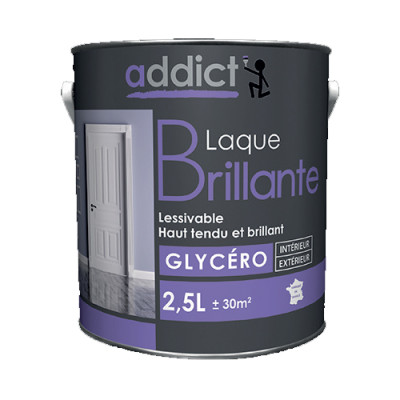 ADDICT - Laque Multisupports Glycéro Brillante 2.5L