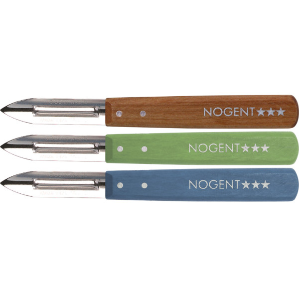 NOGENT 3 ETOILES - Eplucheur Double Tranchant Bois Couleur