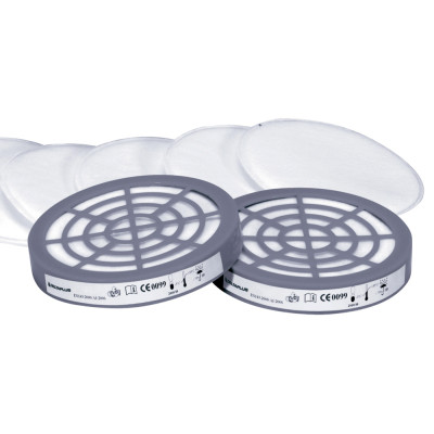 DELTA PLUS - Kit 2 Packs 3 Pré-Filtres P2 M6000E