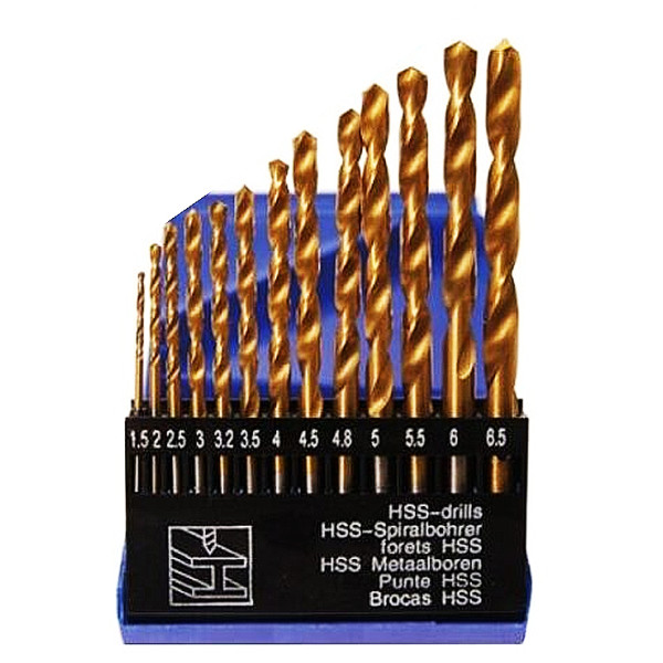 EVOE - Coffret de 13 Forets à Métaux en Titane