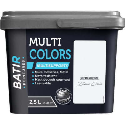 BATIR - BATIR Multicolors Peinture Multisupports Satin Soyeux 2.5L