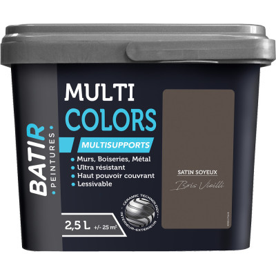 BATIR - BATIR Multicolors Peinture Multisupports Satin Soyeux 2.5L