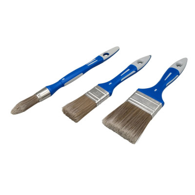 SAVY - Lot de 3 Pinceaux Bi-Matière Lasure