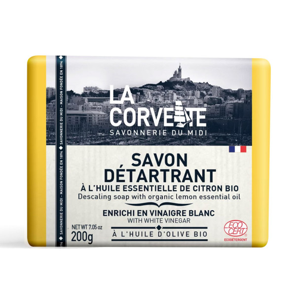 Savon Détartrant aux Huiles Essentielles de Citron Bio 200g