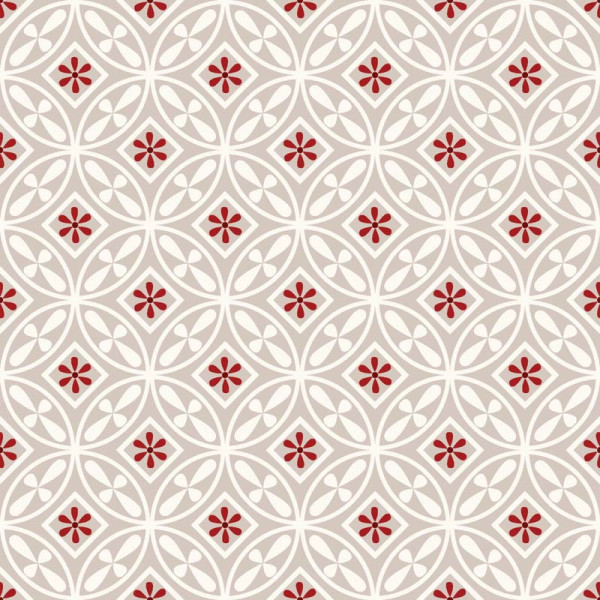 ACCESS DECO - Toile Cirée Déco Small Beige 140cm x 20m