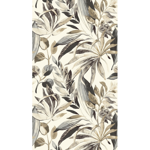 GRANDECO - A71701 Papier Peint Panoramique Inky Palm 159 x 280cm
