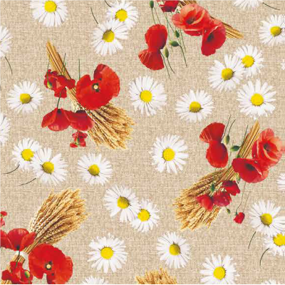 ACCESS DECO - Toile Cirée Déco Blé 140cm x 20m