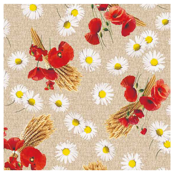 ACCESS DECO - Toile Cirée Déco Blé 140cm x 20m