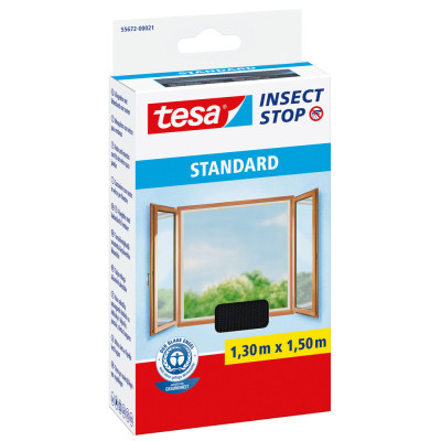 TESA - Moustiquaire de Fenêtre 1.30m x 1.50m