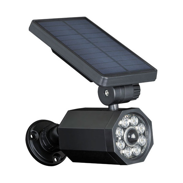 Spot solaire mural 400 lm design caméra de surveillance