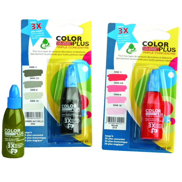 COLOR PLUS - Colorant Color Plus 30ml Terre d'ocre 2049