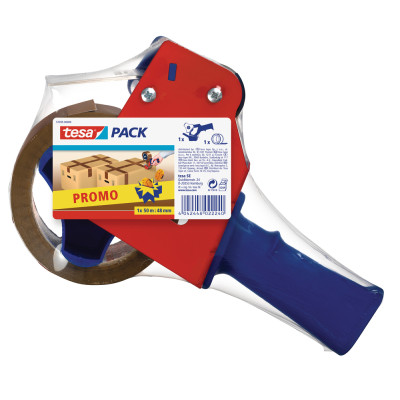 Rouleau de tesapack universal havane 66m x 50mm + dérouleur