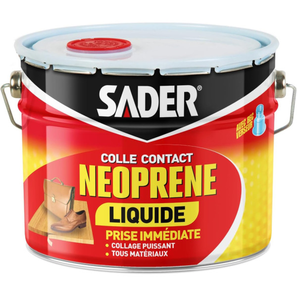 SADER - Colle Contact Néoprène Liquide 2.5L