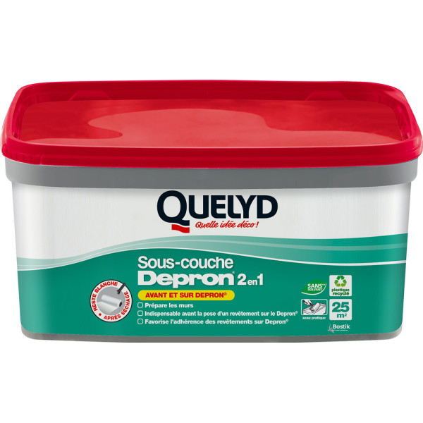 QUELYD - Sous Couche Depron 2 en 1 Seau de 2.5L