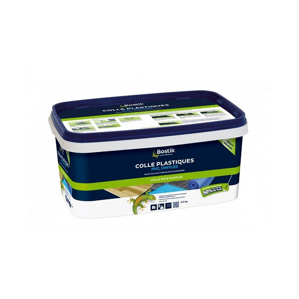 BOSTIK - Colle Sols Plastiques PVC Vinyles 3.5kg