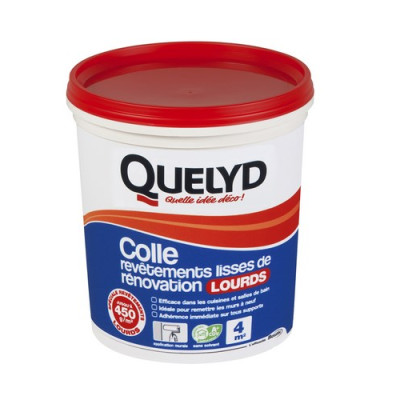 Colle de revêtements lisses de rénovation lourds