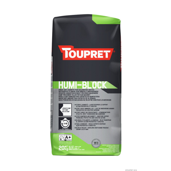 TOUPRET - Enduit Humiblock 20kg