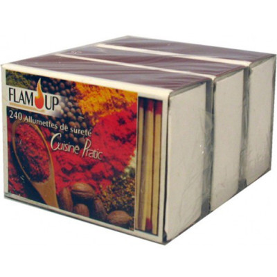 Allumettes Cuisine Pratic, 3 boites de 240 allumettes