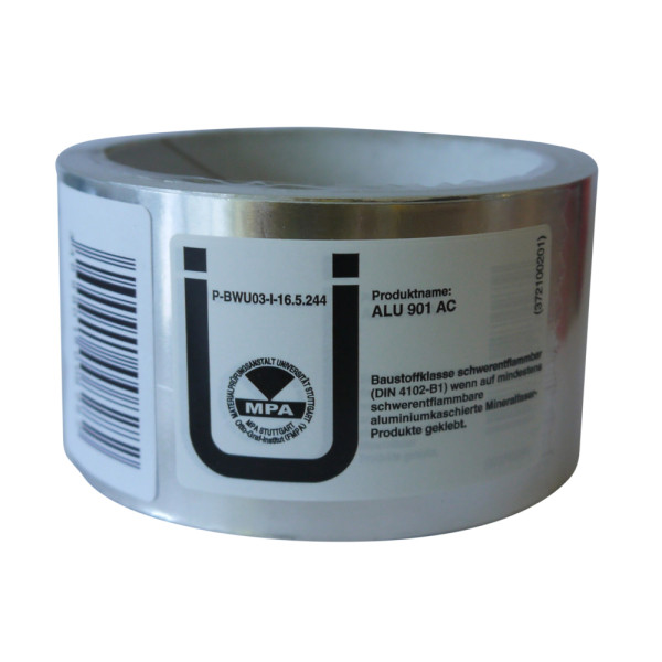 EUROCEL - Ruban Aluminium Simple Face Avec Protecteur 75mmx33m