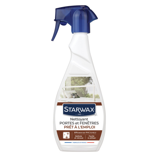 STARWAX - Nettoyant PVC-Alu Pour Portes et Fenêtres 500ml