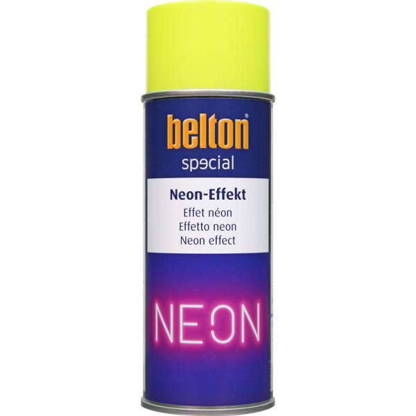 BELTON - Peinture SPECIAL Effet Néon Aérosol 400ml jaune fluo