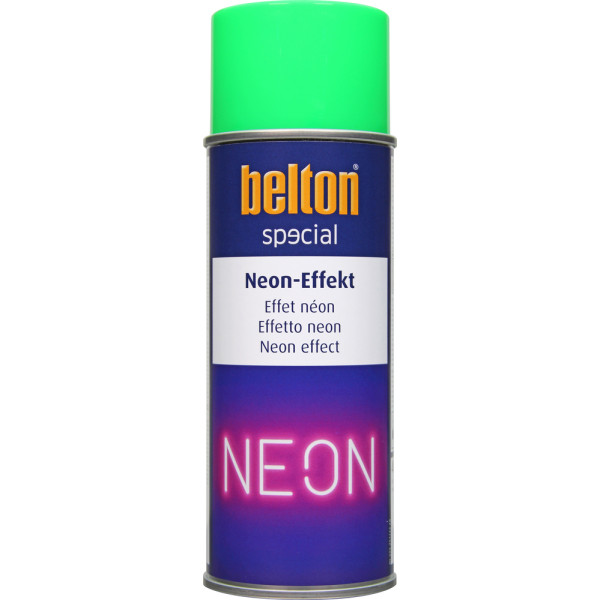 BELTON - Peinture SPECIAL Effet Néon Aérosol 400ml vert fluo