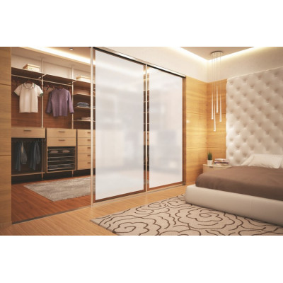 Film dépoli plein blanc, rouleau de 75x250cm