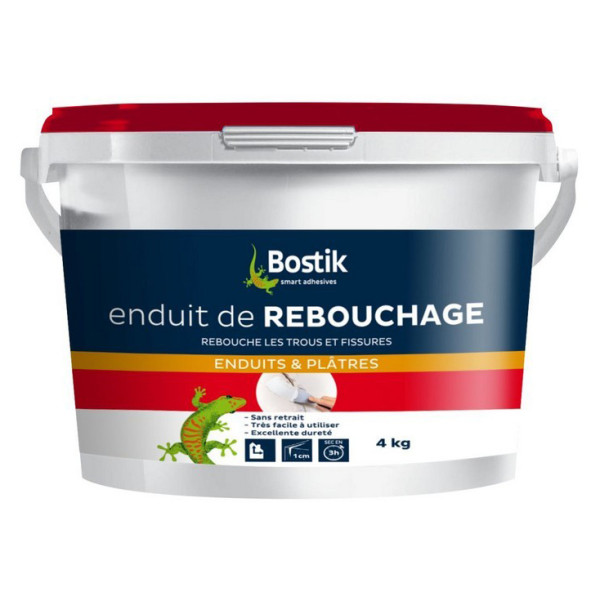 BOSTIK - Enduit de Rebouchage Pâte 4kg