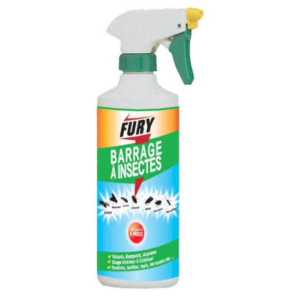 FURY - Barrière à Insectes Vaporisateur 500ml