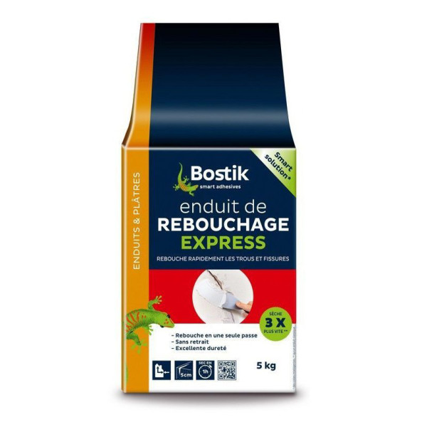 BOSTIK - Enduit de Rebouchage Express Poudre 5kg