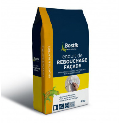 ENDUIT REBOUCHAGE FACADE POUDRE 5KGBOS (Vendu par 4)