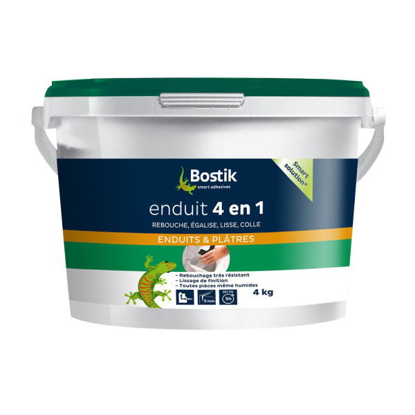 BOSTIK - Enduit 4en1 Pâte 4kg