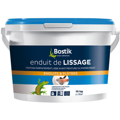 ENDUIT LISSAGE PATE 15KG BOSTIK