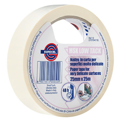 Ruban de masquage faible adhésion 25mmx25ml