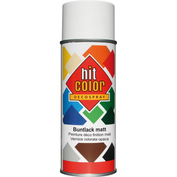 HITCOLOR - Peinture Mat Hitcolor Aérosol 400ml Blanc