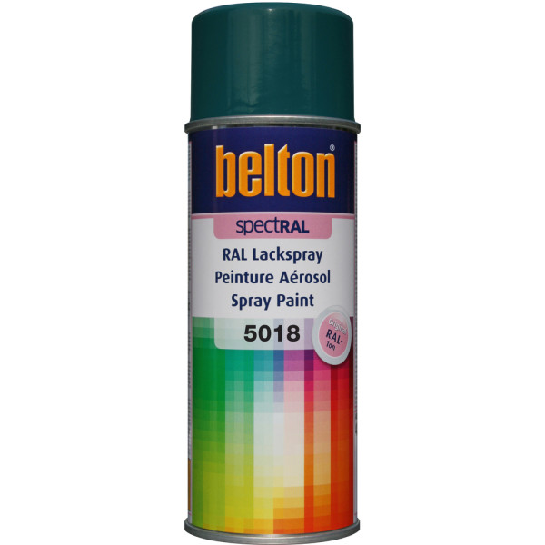 BELTON - Peinture Spectral Brillant Aérosol 400ml bleu turquoise