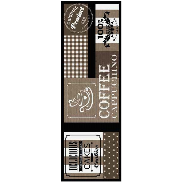 VICA - Tapis Coffee Marron 50x150cm